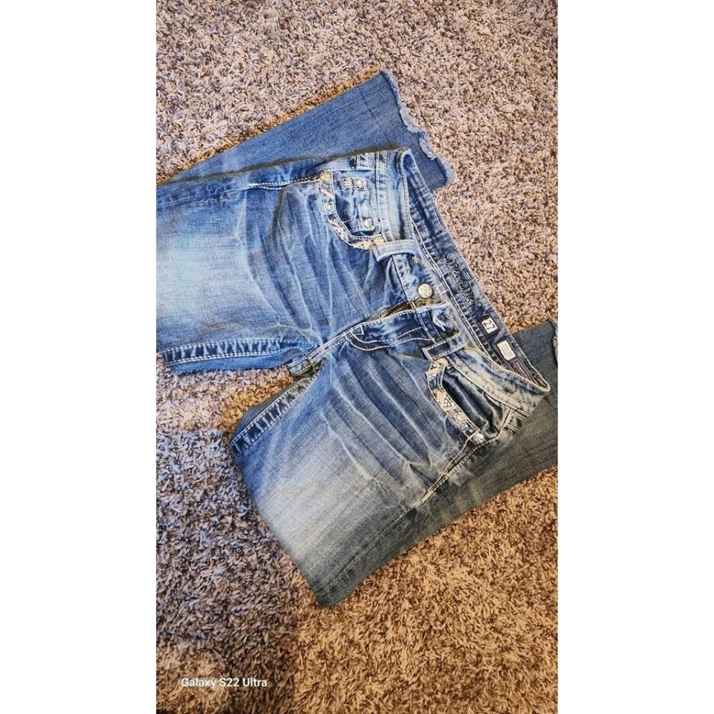 Miss Me Womens Signature Crop Jeans Size 27